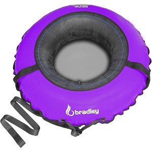 Bradley Heavy-Duty 50" Snow Tube with Reinforced Cover | Rubber Truck Tire Tube Sled for Extreme Sledding and Winter Fun - 1 of 4