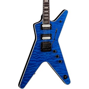 Dean ML Select 24 Quilted Top Electric Guitar Trans Blue - 1 of 4
