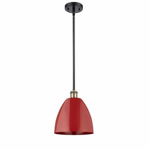 Plymouth Dome - 1 Light Stem Hung Pendant In Industrial Style-10.88 Inches Tall and 9 Inches Wide - 1 of 1