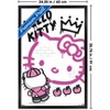 Trends International Hello Kitty: 2016 Graffiti - Street Art Crown Framed Wall Poster Prints - 3 of 4