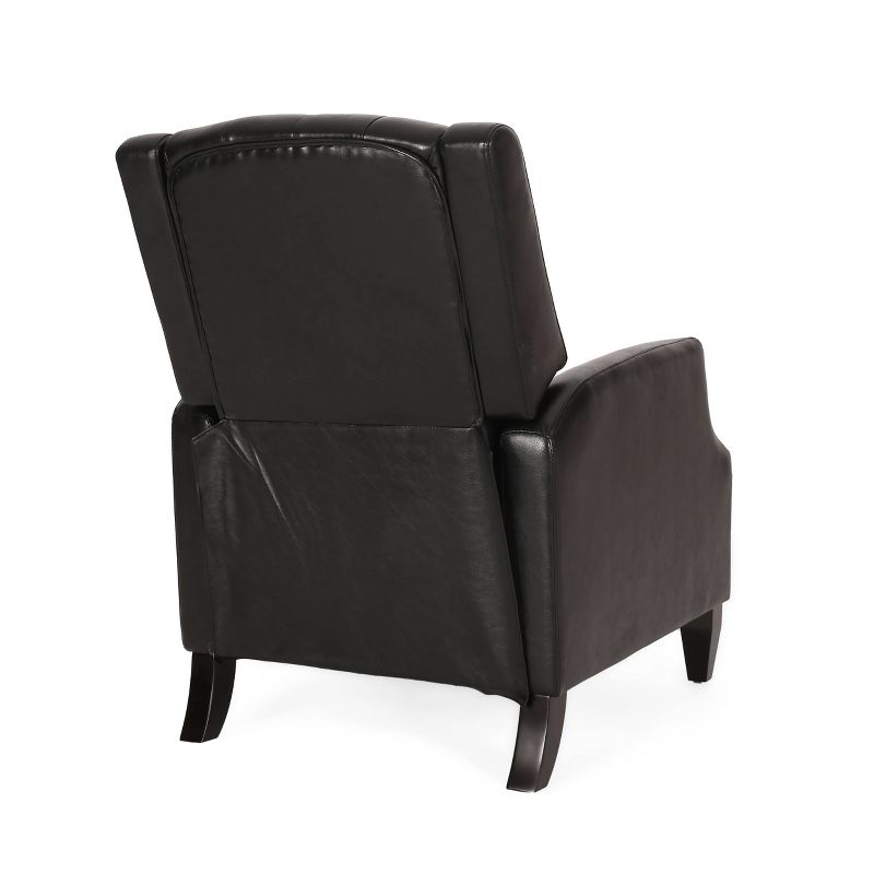 Sadlier Contemporary Faux Leather Tufted Pushback Recliner - Christopher Knight Home, 5 of 14