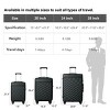 FURNIinspire Bag And Luggage Sets 3 Piece Rolling Luggage Travel Suitcase Set, Lightweight Durable Suitcases with Wheels, Black , 21.06"*11.81"*30.31" - 3 of 4