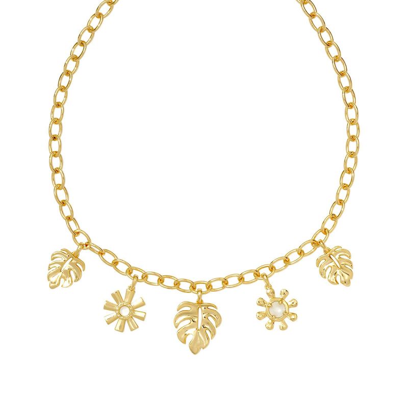 Kendra Scott Leigh Statement Necklace - Gold, 1 of 4