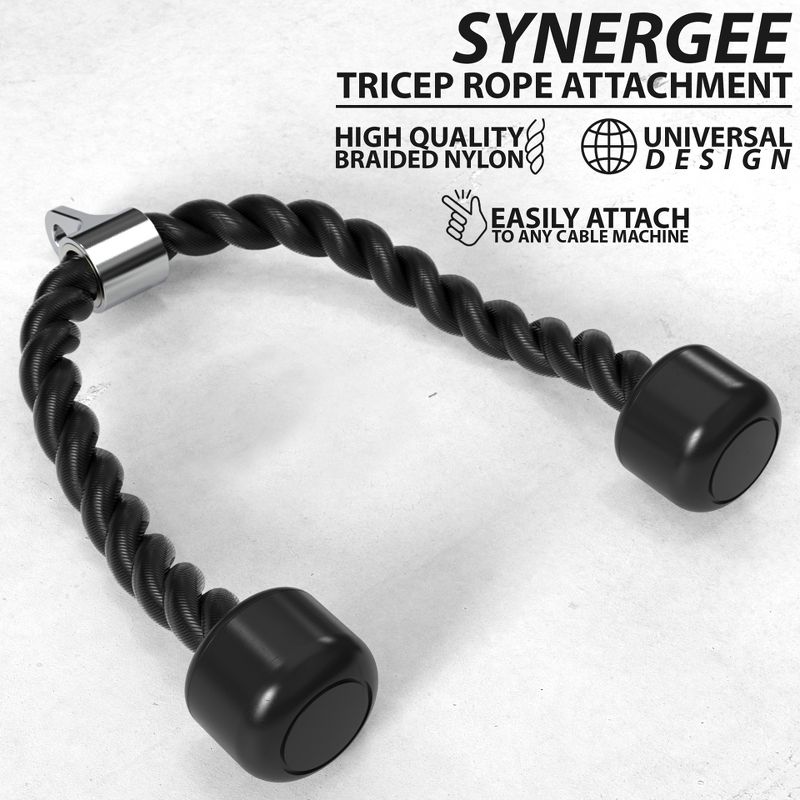 Synergee Tricep Rope Grip Cable Attachments, 2 of 7