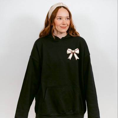Baseball Game Day Stacked Coquette Front and Back Design - Women's Graphic Hoodie