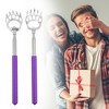 Unique Bargains Extendable Bear Claw Stainless Steel Back Scratcher for Men and Women - 2 of 4