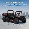 24V 4WD All-Terrain Kids Electric Ride-on Dump Truck,2-Seater with Remote Control,Dump Bed - 4 of 4
