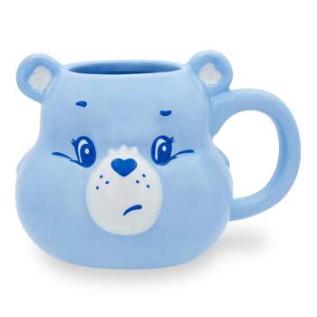 New Design Creative Ceramic Blue Smart Control Battery Bear Flat-bottom  Coffee Mug Cup With Warmer Pad With Lid For Desk - Buy New Design Creative
