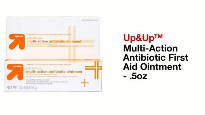 Multi-Action Antibiotic First Aid Ointment - .5oz - up &#38; up&#8482;, 2 of 8, play video