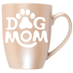 Elanze Designs Dog Mom Precious Pearl 10 ounce New Bone China Coffee Cup Mug - 1 of 4