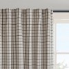 Gracie Mills Brianna Plaid Curtain Panel with Fleece Lining - 3 of 4