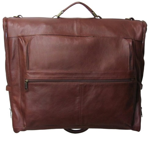 Amerileather Vintage Three suit Garment Bag terrazzo Brown Target