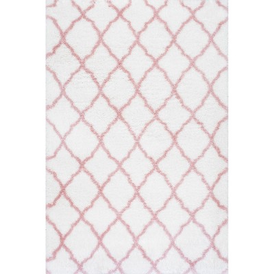 Nuloom Nelda Trellis Kids Shag Indoor Area Rug