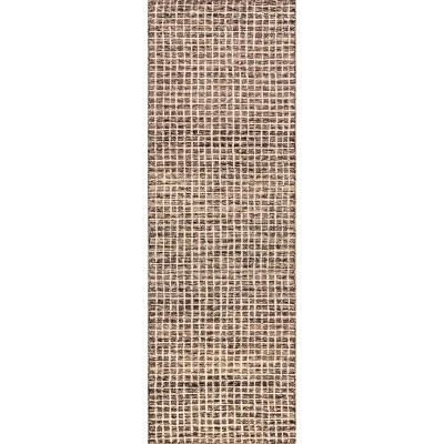 Nuloom Melrose Checked Wool Area Rug