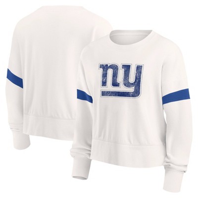 Nfl New York Giants Women's Primary Antique Long Sleeve Crew