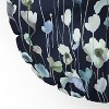 Ninola Design Watery Abstract Flowers Navy Floor Pillow - Deny Desings - 3 of 4