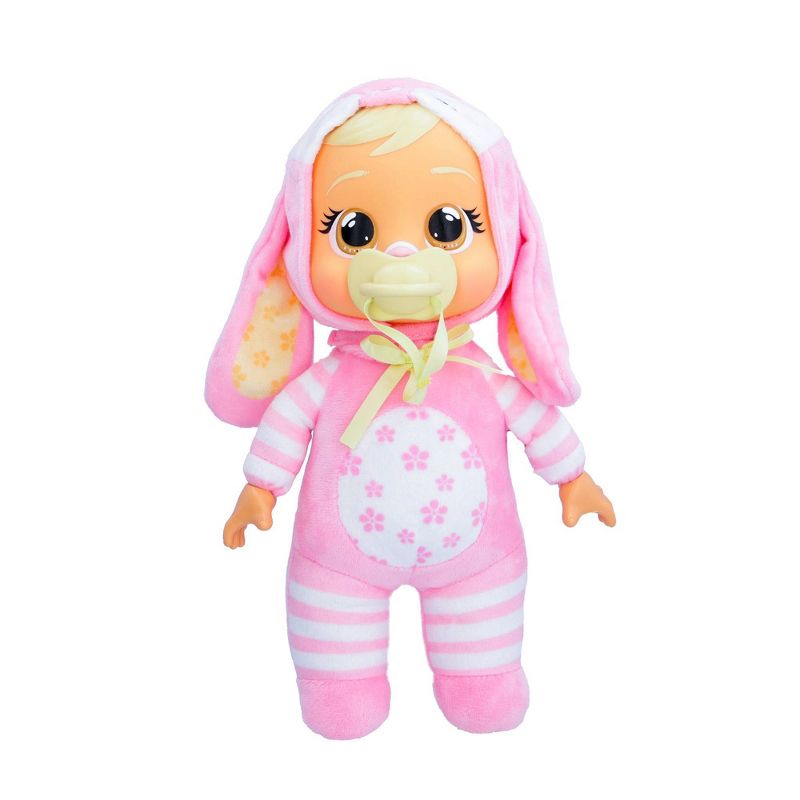 Cry Babies Tiny Cuddles Easter Bunny Lola 9&#34; Baby Doll, 1 of 8