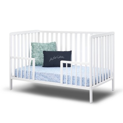 White European Solid Beech Wood 3-in-1 Convertible Crib