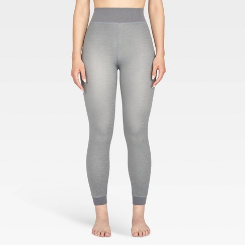 Wander By Hottotties Women's Velvet Lined Leggings - Light Heather Gray L :  Target