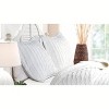 Greenland Home Fashions 1109BS Ruffled White Standard Sham, 20x26 Inches - 3 of 3