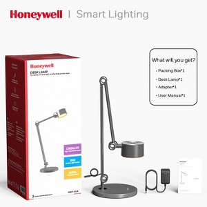 Honeywell LED Desk Lamp with Metal Swing Arm Lamp 4000K Dimmable Eye Caring Natural Light Architect Lamp - 1 of 4