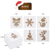 Whizmax 6PACK Square Christmas Cookie Box-Hollow-out Design with Stickers - 2 of 4