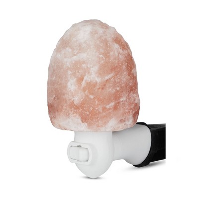 Salacia Himalayan Natural Salt Lamp Night Light, Pink