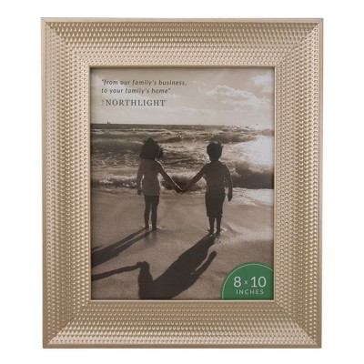 Gray and Black Northlight 13.25" Rectangular 8" x 10" Photo Picture Frame 