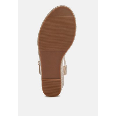 Lucas Raffia Wedge Heel Espadrilles - image 5