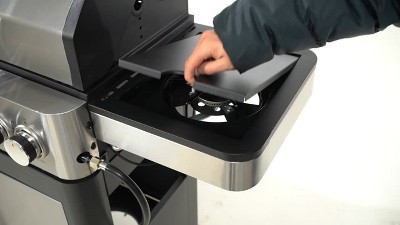 Captiva Designs 6-Burner Stainless Steel Propane Gas Grill with Side Burner