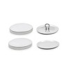 Dritz Set of 14 Craft Cover Button Kit with Tools Nickel: Metal Sewing Fasteners, Silver Button Covers - 4 of 4