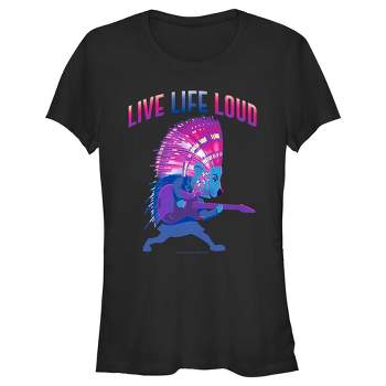 Juniors Womens Sing 2 Ash Live Life Loud T-Shirt