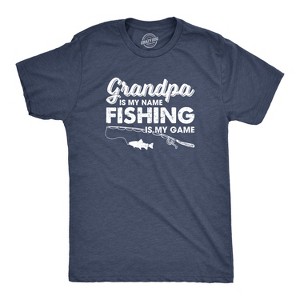 Papa Is My Name Fishing Is My Game Funny Father's Day Tshirt