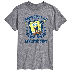 Men's - Spongebob Squarepants - Property Of Bikini Bottom Athletic Department Short Sleeve Graphic T-Shirt - 1 of 4