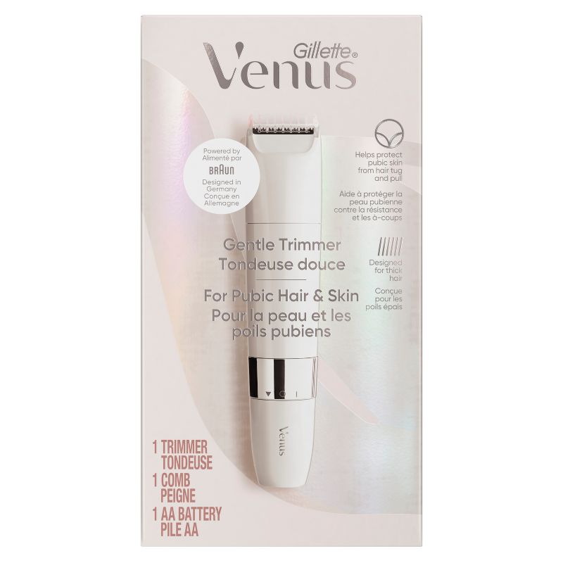 Venus for Pubic Hair &#38; Skin Gentle Trimmer + 1 Attachment Comb - 2pk, 3 of 15