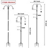 Snynuxx Deluxe Bird Feeding Station Kit With Multi Feeder Hanging Pole, Metal Suet Feeder, Mesh Tray for Attracting Wild Birds and Planter Hanger - 2 of 4