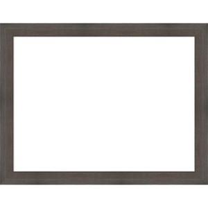 Amanti Art Hardwood Chocolate Narrow Framed Dry Erase Magnetic Board - 1 of 4
