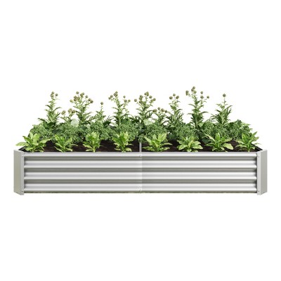 Dolonm Raised Garden Bed Kit - Metal Raised Bed Garden  for Flower Planters, Vegetables Herb Green