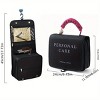 Travel Toiletry Bag - Large Hanging Toiletry Organizer - Waterproof Hygiene Bag with Hook for Toiletry, Makeup, Cosmetics - 2 of 3