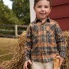 Modern Moments by Gerber Baby and Toddler Boys' 2-Piece Plaid Shirt and Pant Set - 2 of 4
