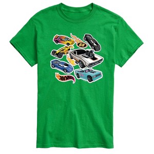 Men's - Hot Wheels - Stickers Short Sleeve Graphic T-Shirt - 1 of 4