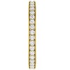 Pompeii3 1/2 Ct Diamond Eternity Ring Womens Wedding Band 14k Yellow Gold EX3 Lab Created - 2 of 4