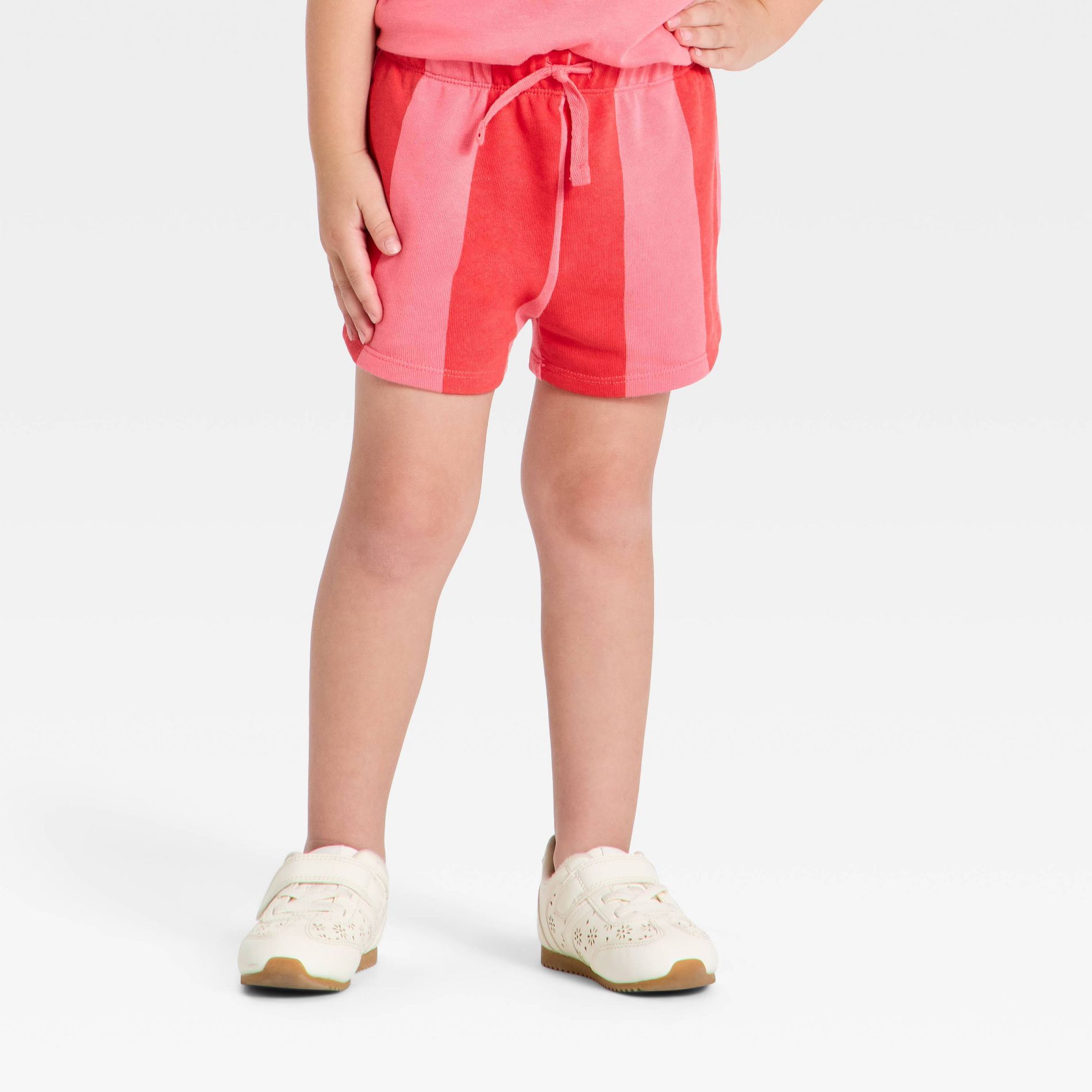 Grayson Mini Toddler Girls' Striped French Terry Shorts