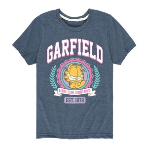 Boys' - Garfield - Collegiate Short Sleeve Graphic T-Shirt - 1 of 4
