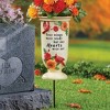 Collections Etc Cardinal & Flower Memorial Poem Vase Garden Stake - 2 of 2