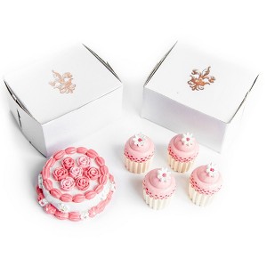 The Queen's Treasures 18 Inch Doll 4 Cupcakes, Party Cake, 2 Bakery Boxes - 1 of 4
