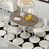 Whisen 5-Piece Extendable Wood Dining Table Set with 4-Upholstered Chairs - 4 of 4