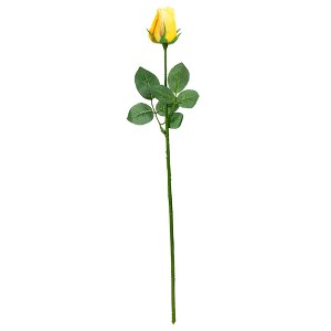 Allstate Floral Rose Bud Artificial Floral Stem Spray - 23.5" - Yellow - 1 of 4