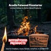Better Wood Products Limited Edition Protect the Parks Series All Natural Fatwood Fire Starter Sticks, 13 Pound Wooden Crate, Acadia Box - 3 of 4