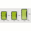 Portable Fishing Tackle Box, Waterproof Tackle Trays, Transparent Fishing Tackle Storage Organizer Boxes With Insert Function green large triangle - 2 of 4